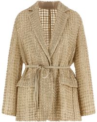 Brunello Cucinelli - Silk Blazer Clothing - Lyst