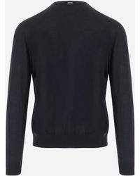 Herno - Knit Sweater Dark Main Fabric: Virgin Wool - Lyst