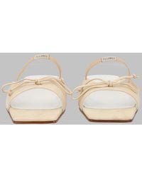 MM6 by Maison Margiela - Slingback Sandals Calf Leather - Lyst