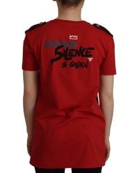 Dolce & Gabbana - Elegant Crewneck Cotton Tee - Lyst