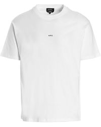 A.P.C. - Logo T-shirt - Lyst