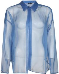 Giorgio Armani - See-Through Shirt - Lyst