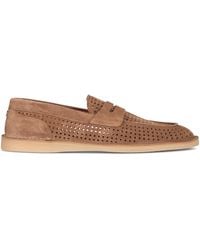 Dolce & Gabbana - Suede Shoes Type Loafers - Lyst