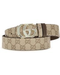 Gucci - Reversible Cut Gg Marmont Belt - Lyst