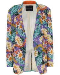 Hebe Studio - Embellished Polyester A New Lover Blazer - Lyst