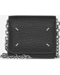 Maison Margiela - Small Leather Chain Wallet Bag - Lyst