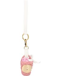 Patou - Bag Charm Bucket Raffia - Lyst
