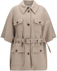 Max Mara - Nettare Cashmere Cape Roccia - Lyst