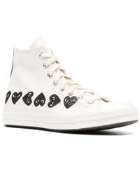 Comme des Garçons - Comme Des Garã§Ons Play X Converse Chuck 70 Hi Sneakers Shoes - Lyst