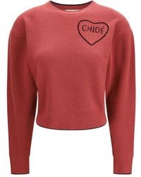 Chloé - Wool Sweatshirt - Lyst