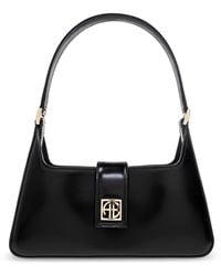 Anine Bing - Lou Logo Plaque Shoulder Bag - Lyst