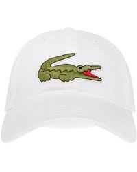 Lacoste - Embroidered-logo Detail Baseball Cap - Lyst