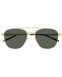 Saint Laurent - Sunglasses Aviator Full Rim, Frame And Lens Sl531011 - Lyst