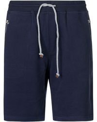 Brunello Cucinelli - Drawstring Waist Zipped Pocket Shorts - Lyst