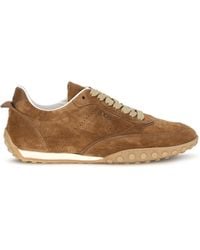 Tod's - Suede Leather Sneakers - Lyst