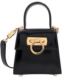 Ferragamo - Leather Handbags - Lyst