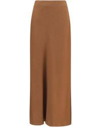 Brunello Cucinelli - Midi Skirt Acetate; Viscose - Lyst
