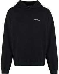 Palm Angels - Classic Logo Emb Hoodie, Long Sleeves, 100% Cotton, Size: Medium - Lyst