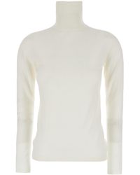 Max Mara - High Neck Wool Sweater For Virgin Tops - Lyst