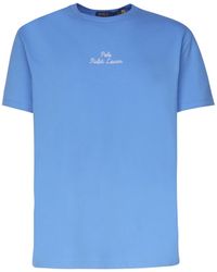 Polo Ralph Lauren - T-Shirt With Embroidery - Lyst