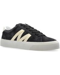 Moncler - Monaco Logo Low-Top Sneakers Shoes - Lyst
