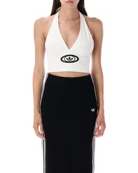 adidas Originals - Campus 2000 V Rib Knit Top - Lyst