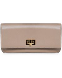 Fendi - Dove Leather Way Continental Wallet - Lyst