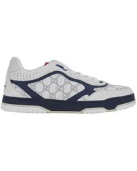 Gucci - Low Top Sneakers Re-Web Leather Calf Trainers - Lyst