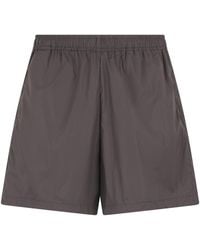 Stone Island - Stone Island Wide-Leg Technical Polyamide Bermuda Shorts - Lyst