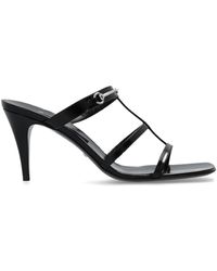 Gucci - Slim Horsebit Slide Sandals - Lyst