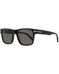 Tom Ford - Calder Sunglasses Tf1205 01A 55Mm Ft1205 Plastic (Acetate) - Lyst