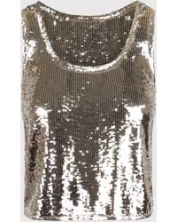 Alice + Olivia - Alice Olivia Avril Top With Sequins - Lyst