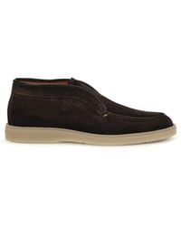 Santoni - Digits Suede Loafers Upper: Suede; Sole: Rubber Sneaker - Lyst