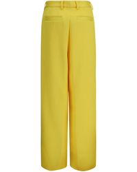 Dries Van Noten - Wide-Leg Pants Jacquard Viscose Trousers - Lyst