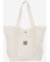 Carhartt - Canvas Tote Bag With Logo - Lyst