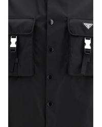 Prada - Re-Nylon Shirt - Lyst