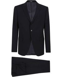 Emporio Armani - Wool Single-Breasted Suit - Lyst
