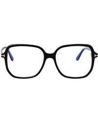 Tom Ford - Nero Lucido Acetate Optical Glasses - Lyst