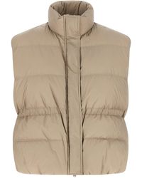 Brunello Cucinelli - Polyester Sleeveless Jacket Clothing - Lyst