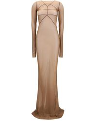 Rick Owens - Brown Polyamide Casual Dress - Lyst