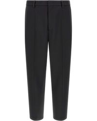 Jil Sander - Technical Gabardine Trousers - Lyst