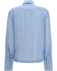 Thelatest - Shirt Codie Merino Wool - Lyst