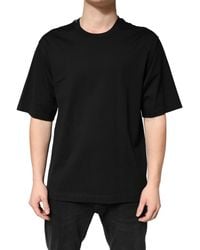 Dolce & Gabbana - Cotton Crewneck Short Sleeve T-Shirt - Lyst