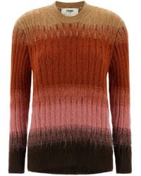 Fendi - Vanite Knit Sweater Sweaters And Cardigans - Lyst