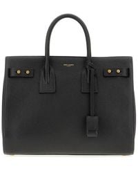 Saint Laurent - Calf Leather Sac De Jour Handbag - Lyst