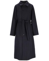 Barena - Belted Button-Up Coat - Lyst