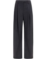 Brunello Cucinelli - Wool Oves Aries Dress Pants - Lyst