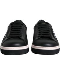 Dolce & Gabbana - Leather Low Top Sneakers Shoes - Lyst