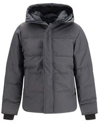 Canada Goose - Gray Cotton Parka - Lyst