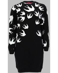 McQ - Mini Cotton Dress Polyester - Lyst